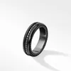 DY Ring Designer Classic Jewelry Fashion charm jewelry ring Dy New Sterling Silver Inlaid with Two Rings of Black Mosan Ring Jewelry for Direct Sale Christmas gift