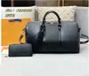 10A Diseñador Keepall Bolso de mano de gran capacidad Taurilon Illusion Cuero Keepall Bolso de viaje suave Combinación Boston Monedero Monedero Bolso de embrague