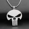 5pcs Stainless Steel Love Heart Skull Clown Horror Scary Mask Sign Pendant Necklace Skeleton Women Men Gift Jewelry Necklaces3019