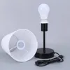 Nattlampor USB Port Nightstand Lamp Touch Control LED 3 VÄG DIMBABLE med mental bas för sovrummet vardagsrum sovsal hemmakontor