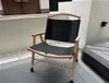 Luksusowy design krzesło alfabetowe czarne krzesło składane czarne wysokiej jakości meble obozowe reżyser solidny drewno stołek rybacki kemping 1025238