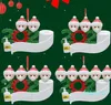 Juldekorationer Julprydnad Xmas Snowman Pendants With Face Mask Christmas Tree Family Party Söt gåva