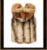 Men's Fur Faux Fur Men Faux Fur Coat Slim Fitting Hooded Vest Plush Chic Winter High Quality Imitation Furry Sleeveless Warm Mink T-shirt Tank 231024