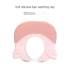 Czapki prysznicowe eksplozja szampon dla niemowląt artefaktów wodoodporna ochrona ucha w kąpieli włosy kapelusz regulowany dzieciak prysznic 231024