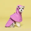 Abbigliamento per cani Vestiti estivi per animali domestici Simpatico impermeabile tascabile per cani di taglia piccola e media Cappotto antipioggia Yorkshire Chihuahua Abbigliamento da esterno Ropa Perro