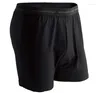 アンダーパンツ2023 Exofficio下着の男性ボクサーLOSEメンズボクサーCUECA HOMME DE MARQUE BLACK GRAY USA SIZE S-2XL