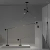 Wall Lamps Atmosphere Decoration Minimalist Office Designer Light Picture Nordic Long Arm LED Lamp Home Bedside