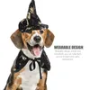 Cat Costumes 1 Set Halloween Pet Costume Small Dog Cosplay Cape Hat Fancy Clothing Outfit