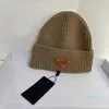 Designer Beanie Bonnet Beanies Winter Hatts With Label Mens Cap Multicolor Wool Hat Fashion Kaps varm skalle Mittad hatt