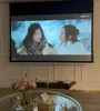 Nowy 8K 3D HD Ready Black Diamond AL Awust Lighting Surfecting Surface Reded In-Cipiling Electric Tab Tresioned Projector Screen