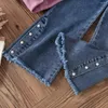 Calças crianças roupas para adolescentes calças meninas jeans primavera outono bebê crianças 5 6 8 9 10 11 12 13 14 anos