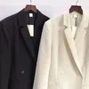 Trajes de mujer, bolso de marca, Blazers de lujo para mujer, chaqueta de traje informal clásica con doble botonadura para mujer para viajeros