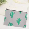 Sacs à cosmétiques mignon dessin animé Cactus sac femmes nécessités quotidiennes voyage toilette Style coréen Design tendance pochette en toile