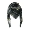 Scarves Triangle Scarf Europe And The United States Autumn Winter Warm Neck Imitation Shawl Fashion Plaid Satin Scarfs