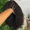 Dantelli peruklar Kısa Kinky Kıvırcık Bob İnsan Saçlı Peruk Önceden Kapmak T Parça Dantel Perulu Kıvırcık İnsan Saçları Bob Peruklar Kadınlar için 231024