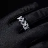 Продукты Xingguang Arrow 925 Серебряное серебро VVS Moissanite Diamond Ring Men's Hip-Hop аксессуары ювелирные аксессуары