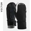 Ski Gloves Thick Women 2IN1 Mittens Snowboard Men Snow Winter Sport Warm Waterproof Windproof Skiing Faux Leather Plam 231024