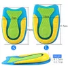 Shoe Parts Accessories Silicone Gel Insoles For Heel Spur Plantar Fasciitis Shock Absorption Comfortable Soft Cup Insert 231025