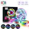 Andra evenemangsfestleveranser Julljus RGBIC LED -striplampor IP65 Vattentät segmenterad DIY ColorChasing Effect Rainbow Light Decor för Tree 231025