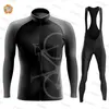 Cyclisme Jersey Ensembles Hiver Thermique Polaire Ensemble Vêtements Hommes Costume Sport Équitation Vélo VTT Vêtements Bavoir Pantalon Chaud Ropa Ciclismo 231024