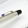 High quality Bohemies Mini Ballpoint pen Black Resin and Metal Design Office School Supplies Writing Smooth Ball pens With Diamond Serial Number