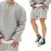 Tute da uomo LZOASIS Abbigliamento sportivo body-building di alta qualità Set da due pezzi Spot Europe Giacca da jogging Tuta da strada corta