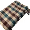 Sarongs 2023 frauen Schal Winter Luxus Marke Tippet Schals für Damen Plaid Schals Warme Britischen Stil Verdicken Mann 231025