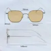 Occhiali da sole quadrati Occhiali da sole vintage eleganti da uomo con decorazioni di moda Designer Occhiali da sole Designer Metal Driving Shades Eyewear