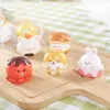 Blindbox Cartoon Tier Snack Shop Takoyaki Shiba Inu Zapfen Hund Eis Kaninchen Kuchen Donut Spiegelei Toast Sushi Lebensmittel Spielbox 231025