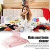 Hangers 10pcs Non Slip Clothes Stackable Shirts Pants Dry With Side Hooks Home Storage Supplies For Bathroom Bedroom