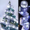 Kerstversiering 10M Boomlint Lichtslingers USB-stekker Breedte 63cm 8 Modi Kerstverlichting voor Bruiloft Feestdecoratie 231025