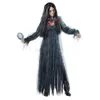 Cosplay Halloweenowa panna młoda Witch Wysokiej jakości wampiry cosplay gra miękka horror Demon kostium czarna sukienka z gazą