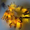 Рождественские украшения Светодиодный светильник с изображением животных Строка Олень Панда Декор слона Детская комната Открытый двор Украшение Красочные 231025