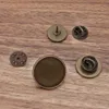 12 mm 10 mm 8 mm wewnętrzny rozmiar miedziany srebrne kolczyki puste ustawienie ramki puste kaboszonowe podstawa pierścienia do majsterkowania 100pcs partia K05122329U