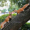 Christmas Decorations Creative Resin squirrel Garden decoration Home outdoor accessories Simulated animal ornaments fairy garden miniatures 231025