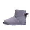 designer snow boots australian women tazz taman boots bailey dune Chestnut winter buckle fur snow Half Knee Short lady Sheepskin and wool integrated hair slipper