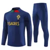 22 23 24 Portugal Joao Felix Soccer Jerseys Costume d'entraînement Ruben Neves Bruno Ronaldo Fernandes Portugieser 2023 Portugal Survêtement Hommes Kit Ensembles