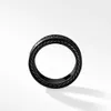 Dy Ring Tasarımcısı Klasik Takı Moda Moda Takı Yüzüğü Dy Yeni Sterlling Gümüş Kakma, Doğrudan Satış için İki Yüzük Siyah Mozan Yüzük Takı