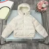 Nueva chaqueta de plumón para bebé, diseño muy cálidas, ropa de invierno para niños, talla 100-160, abrigo con textura de ante para niños, 25 de octubre