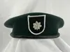 Bérets 5e groupe de forces spéciales de l'armée américaine, béret vert noirâtre, chapeau militaire de lieutenant-colonel, reconstitution