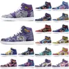 Nouvelles chaussures personnalisées 1s chaussures de bricolage chaussures de basket-ball hommes 1 femmes 1 Hsome Anime chaussures de sport de caractère personnalisé chaussures de plein air