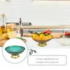 Dinnerware Sets Fruit Tray Decorative Holder Snack High Bowl Dried Plate Wedding Storage Basket Offering Stand Glass Container