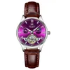 Armbandsur 2023 Ladies Hollow Mechanical Watch Simple Top Light Luxury Ailang Brand Automatisk lysande vattentät