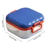 Ta ut containrar Lunchlåda Läcksäker 3 Grid Square Bento Food Storage Camping Accessories for Work School Offices Picnic