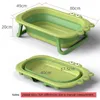 Bathing Tubs Seats Baby Bath Tub with pad born Foldable Cartoon Sitting Bathtub Cute Infant Safety Security Tub Baby Bath Seat With Drain Hole 231025