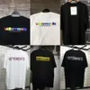 Vetements T Shirt Men Man Shimtheeve Big Tag Hip Hop Roose Casuare Embroidery Vetements Tees Black White TシャツトップティーX072286U