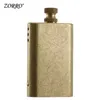Tändare zorro original Pure Copper Match Retro Kerogenolja Cigaretter Lighter Pull Tänds Fire Men's Smoking Tool Present till Man
