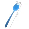 Set di stoviglie Forchette da frutta in acciaio inossidabile Antipasto Insalata Spork Dessert Tagliatelle Cucchiaio Forchetta Pasticceria per cucina e tavolo