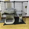 Porte-chats moderne en maille de fer, Villa, maison, Cage domestique, produits de balcon, créatif, Simple, portabilité, espace libre