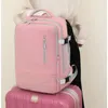 Storage Bags Fashion Women's Multifunctional Travel Backpack Luggage Bag With USB Interface Independent Shoe Cabinet Can Board The Plane